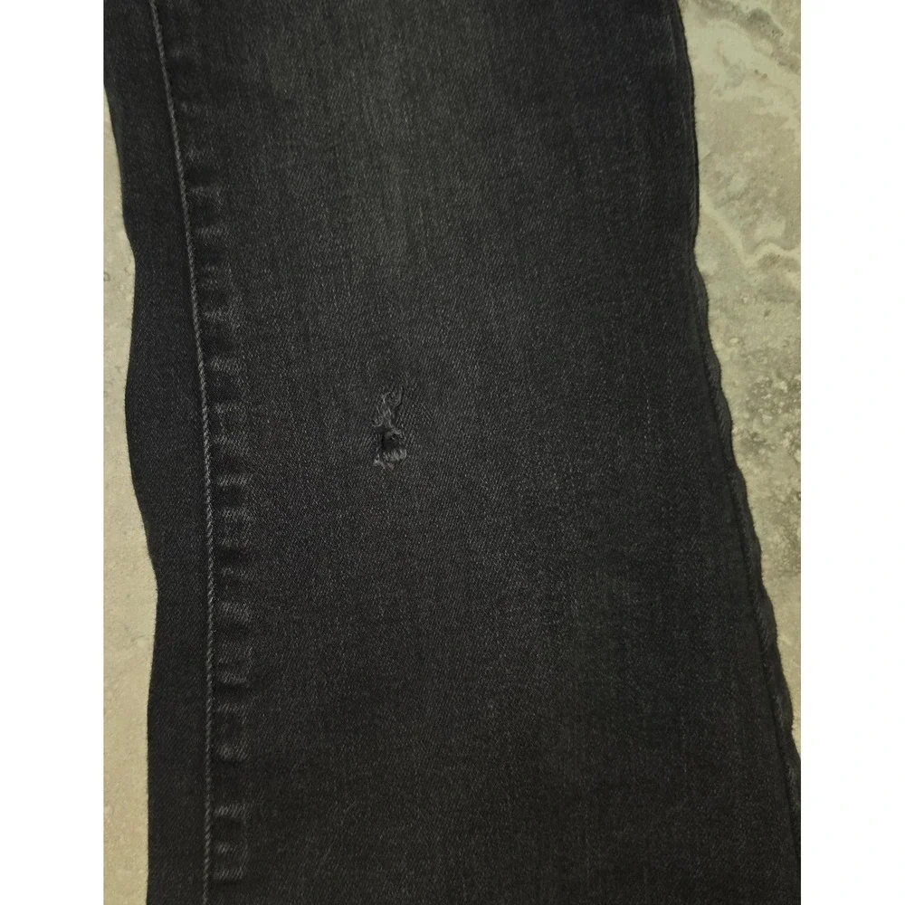 Free People We The Free 'Jayde' Flare Jeans Faded Black High Rise Sz 29